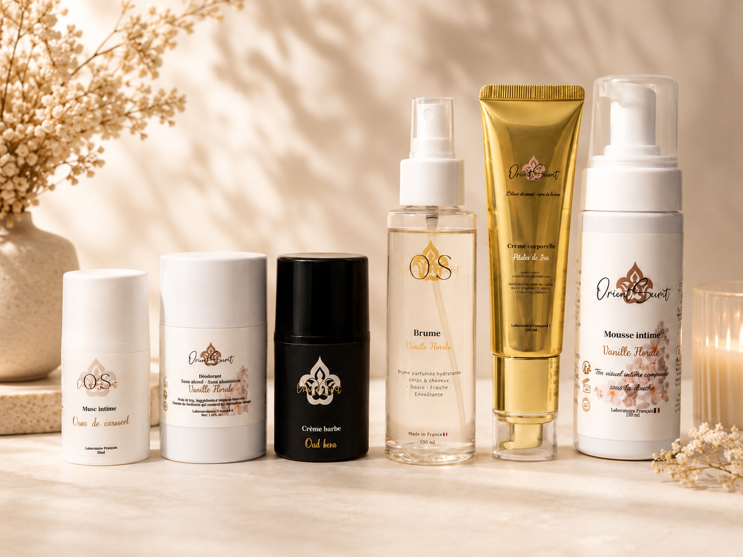 Toute la collection                  Musc, Brumes, déodorants, Crème corps, Mousse intime, Crèmes barbes