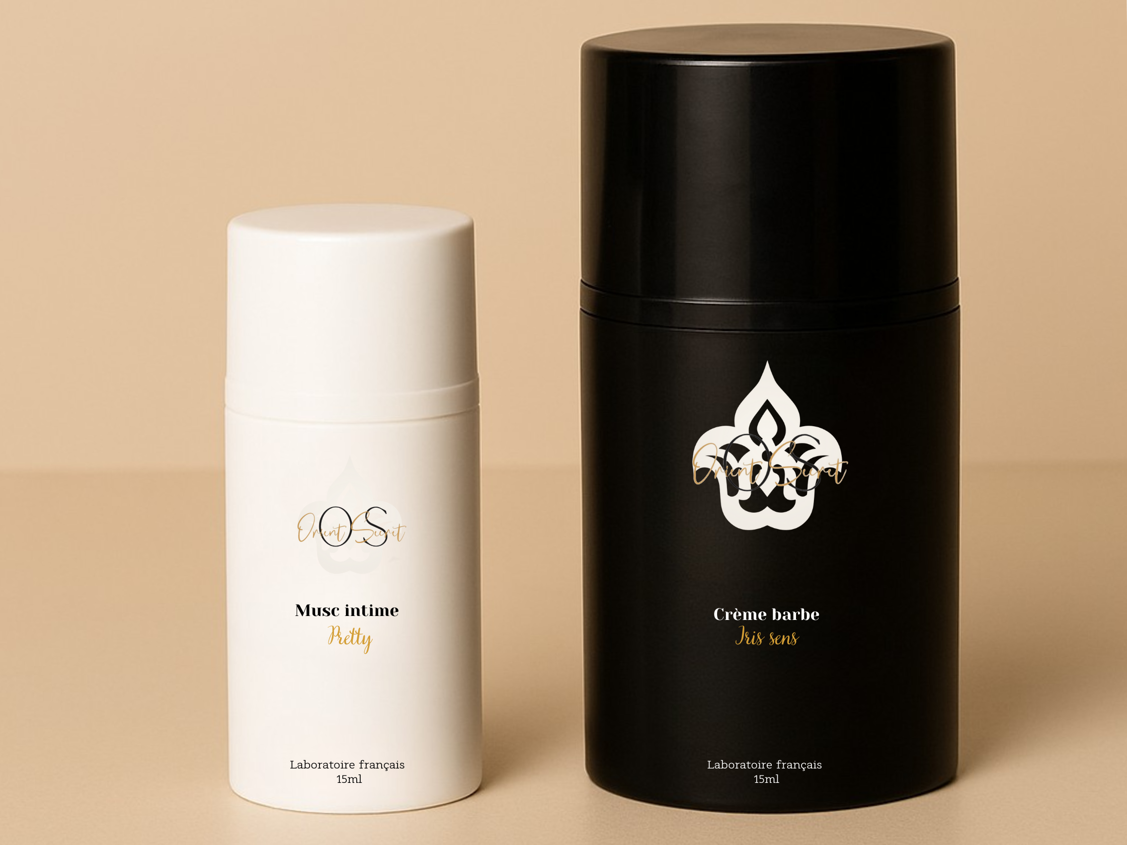 Pack coffret Duo Homme & Femme – Soin Crème barbe & Musc Intime ( senteurs aux choix)