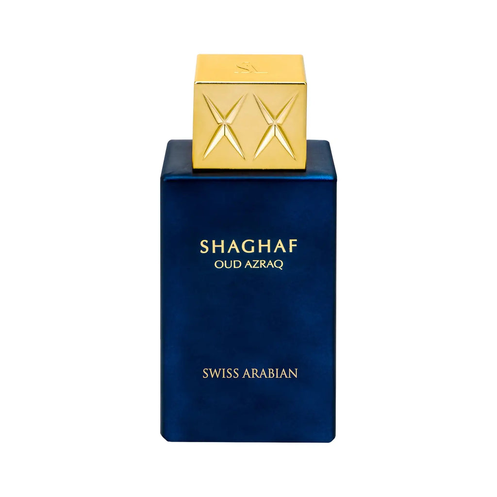 Swiss Arabian SHAGHAF OUD AZRAQ Eau de Parfum de Luxe pour Unisexe 75ml