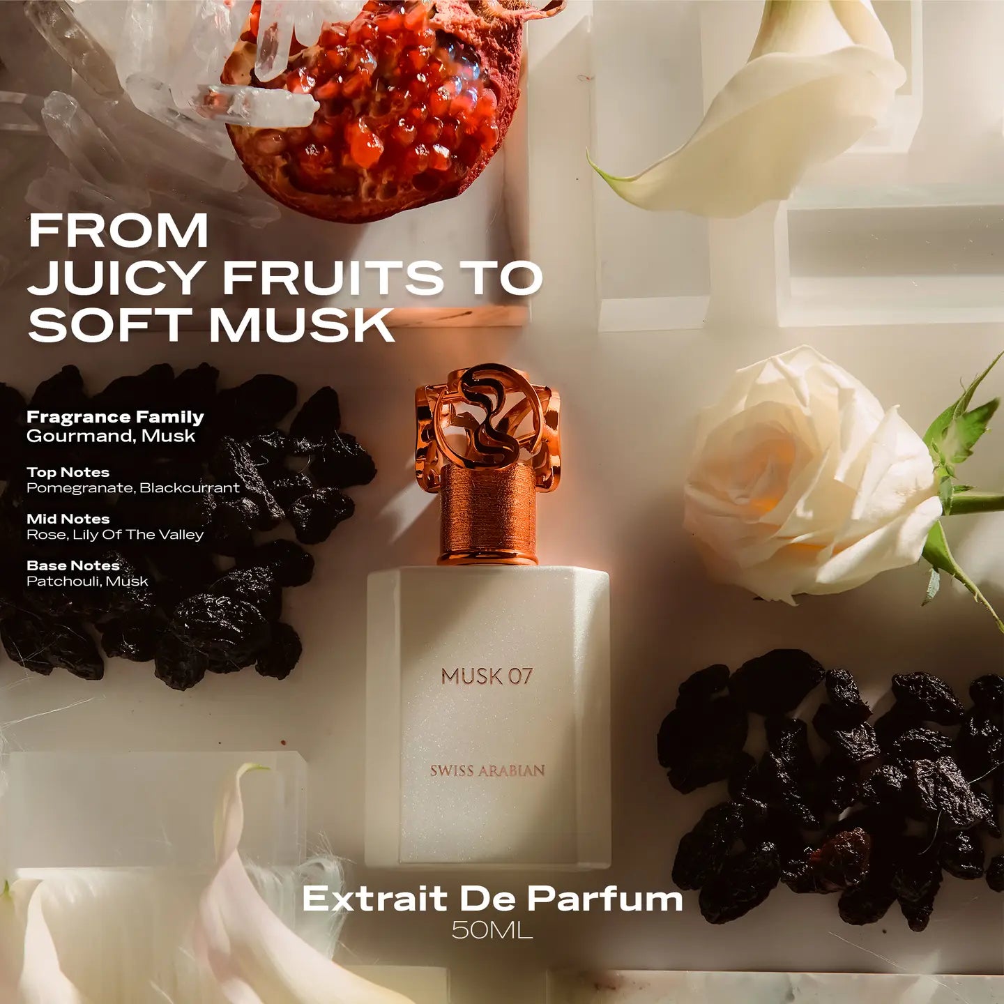 Swiss Arabian Musk 07 EDP Luxueux pour Femme 50ml