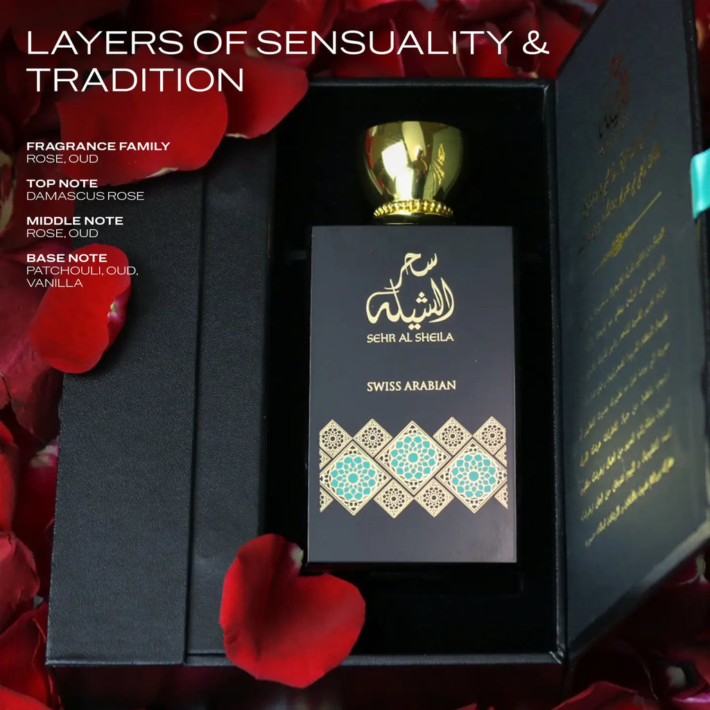 Swiss Arabian SEHR AL SHEILA Eau de Parfum Luxueuse pour Femme 100ml