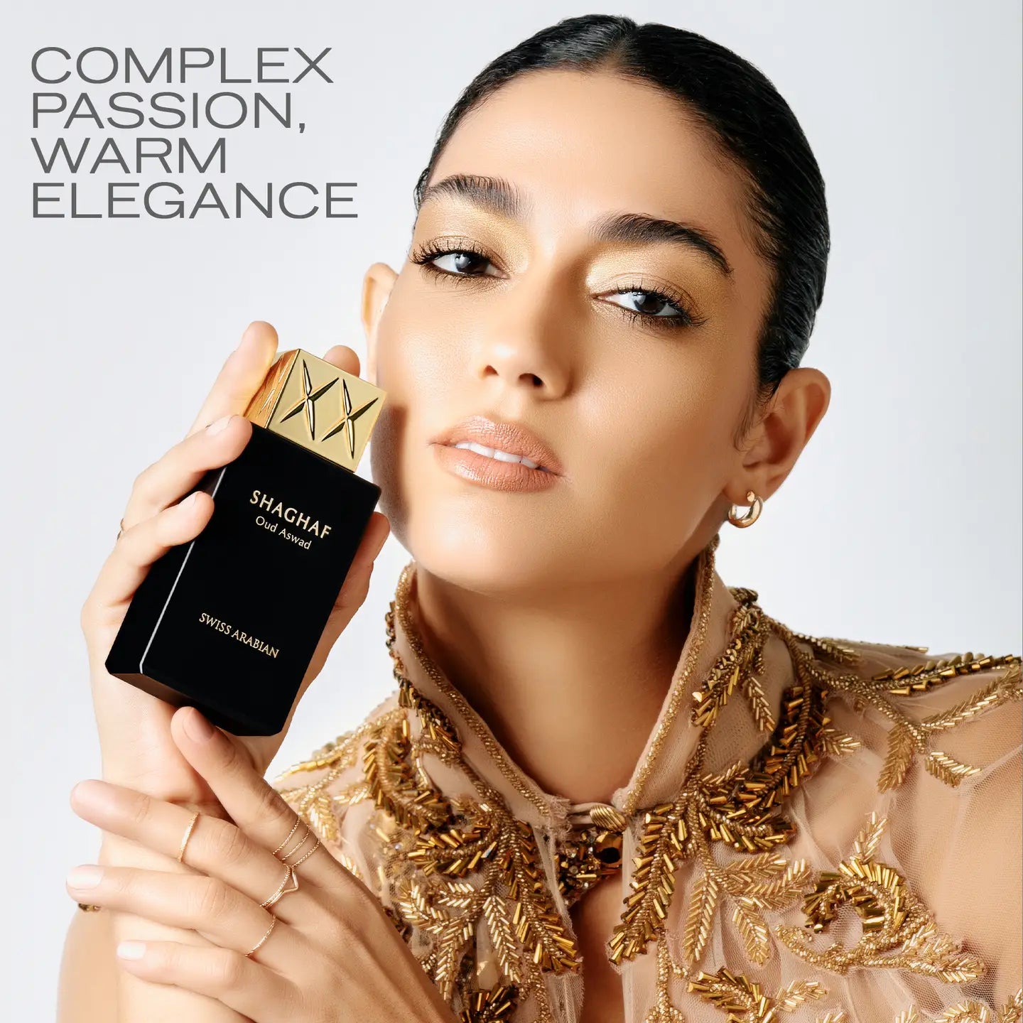 Swiss Arabian SHAGHAF OUD ASWAD Eau de Parfum de Luxe pour Femme 75ml