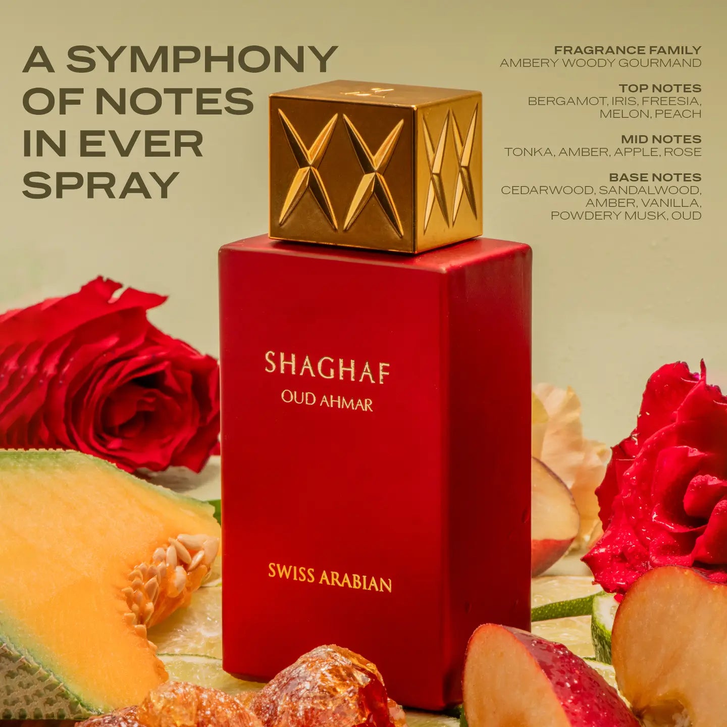 Swiss Arabian SHAGHAF OUD AHMAR EDP pour Femme 75ml