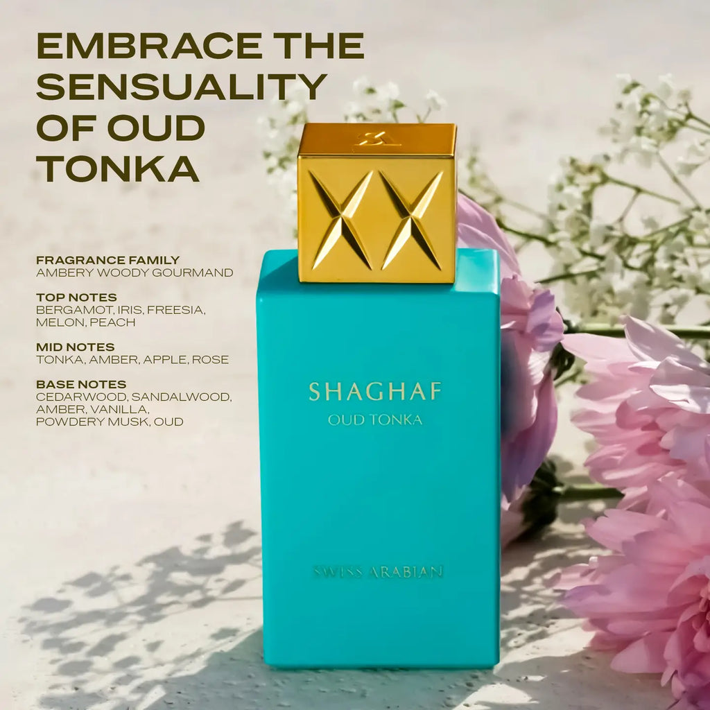 Swiss Arabian SHAGHAF OUD TONKA Eau de Parfum de Luxe mixte 75ml